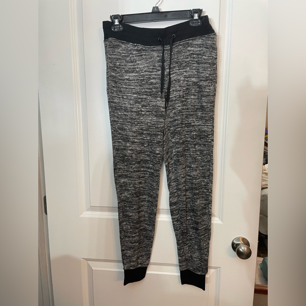 Gray and Black Soft Pants